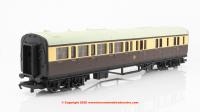 R4524 Hornby Railroad Brake Coach number 5121 in GWR chocolate and cream livery